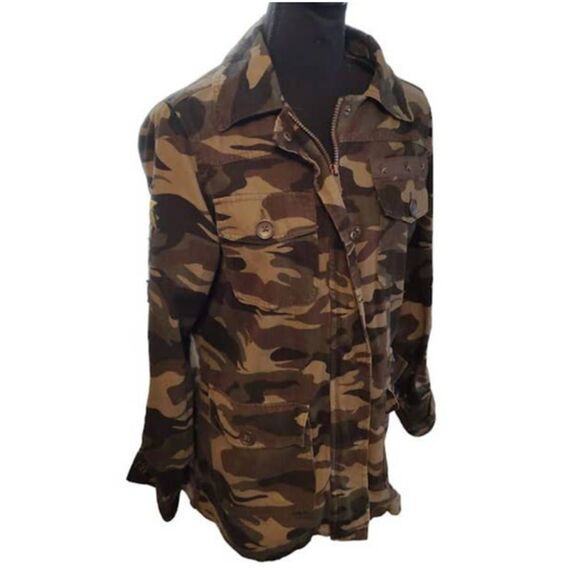 Madden NYC Camo Military Jacket Small - Picture 4 of 13
